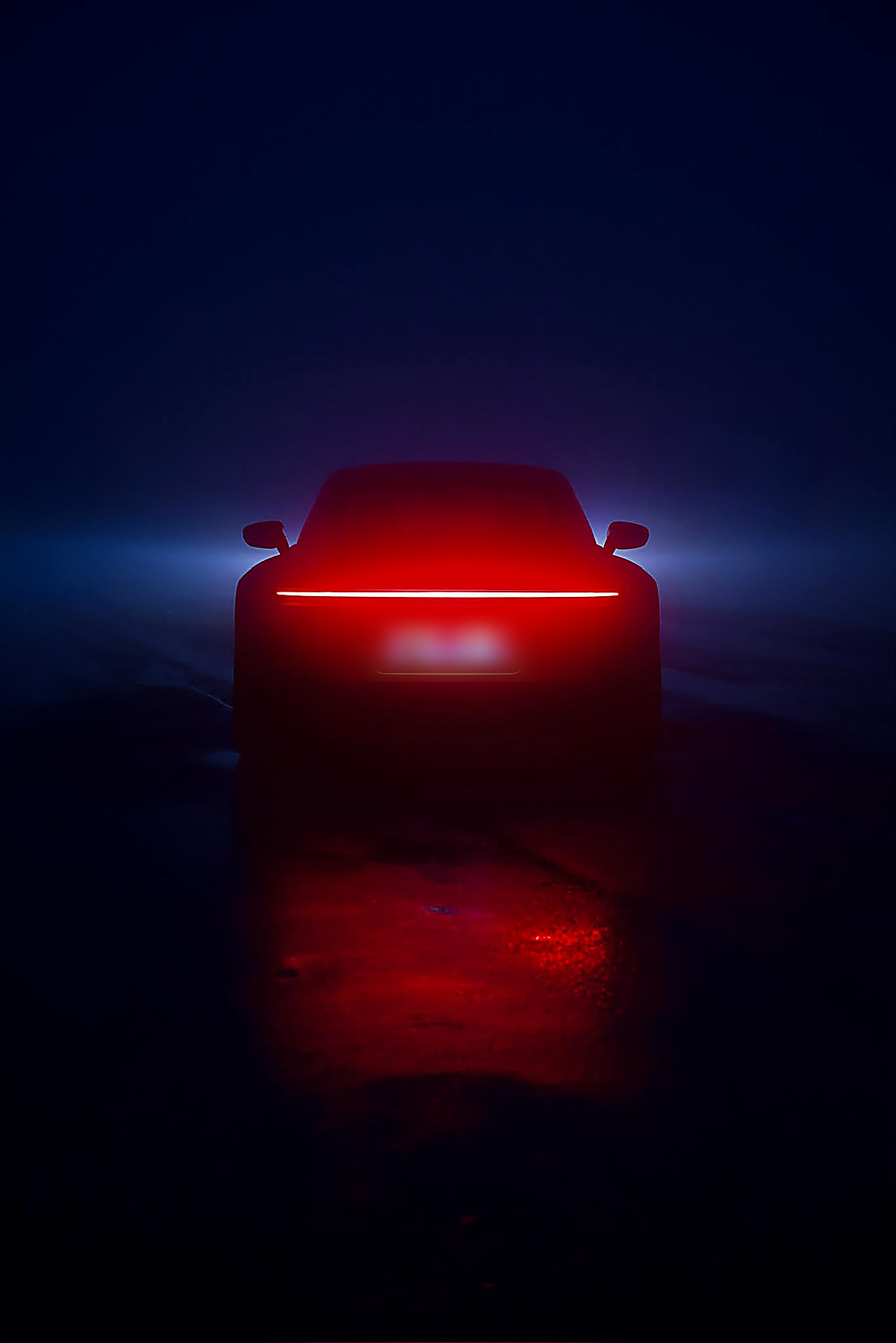 Porsche 911 rear lights — car storage at Driver Society Stuttgart